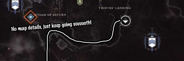 Ace of Spades Tangled Shore Map