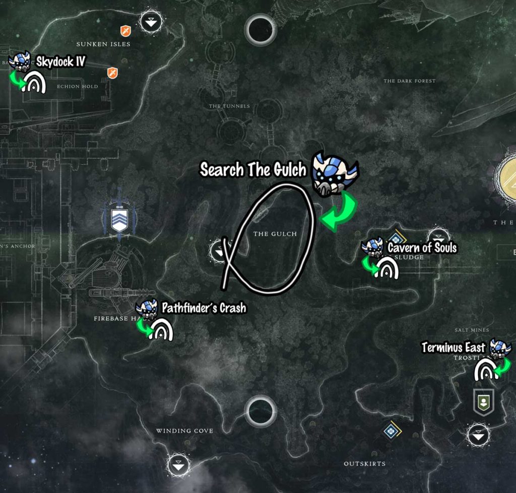 EDZ Wanted Bounties Map